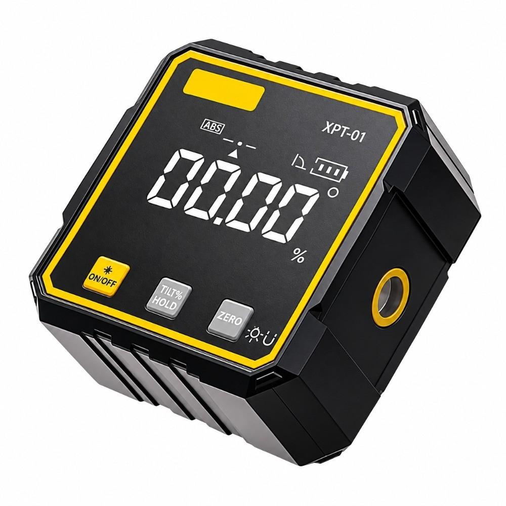 Four Side Magnetic Laser Inclinometer Dual Laser Cross Line Slope Meter For Carpentry