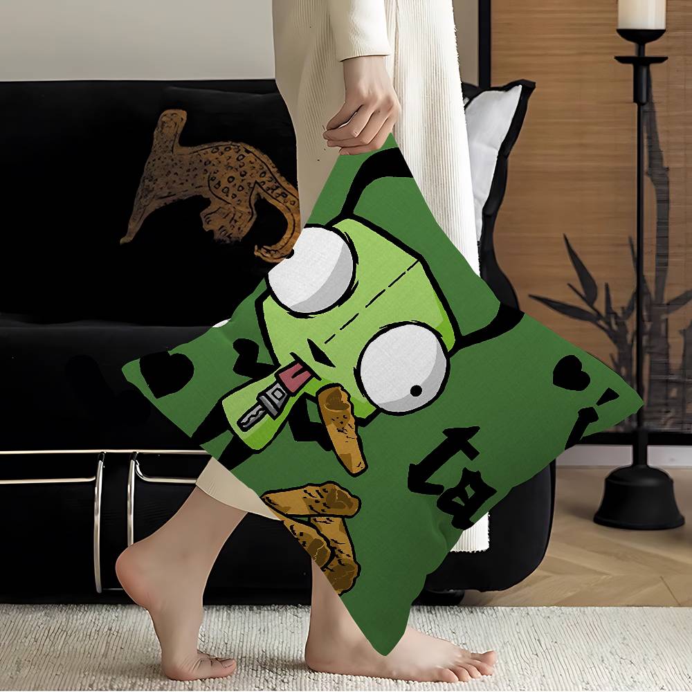 IInvader ZZim Cartoon Pillow Anime Pillow Sofa Bed Head Pillow Cover Cushion Cover 45x45 Cm Fashion