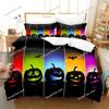 Set Biancheria da Letto Stampa 3D Giorno dei Santi Halloween Matrimoniale Singolo King Copripiumino Piumone Federa Bambini Ragazzi Adulti Camera da Letto