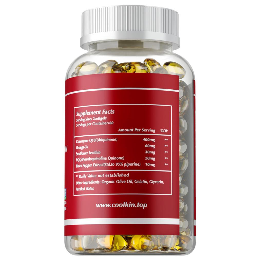 Coolkin - Coenzyme Q10 Capsules - Heart Health - Antioxidant
