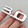 3D Metal Car Sticker Logo 1.5 1.8 2.0 2.2 2.4 2.5 2.8 3.0 T Rear Trunk Badge for Toyota Hyundai Nissan Mazda Honda Accessories DD5