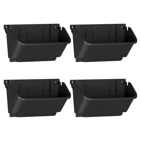 Maceta vertical para jardín de 350 ml, con autorriego, para colgar en la pared, apilable, para hierbas, flores y suculentas