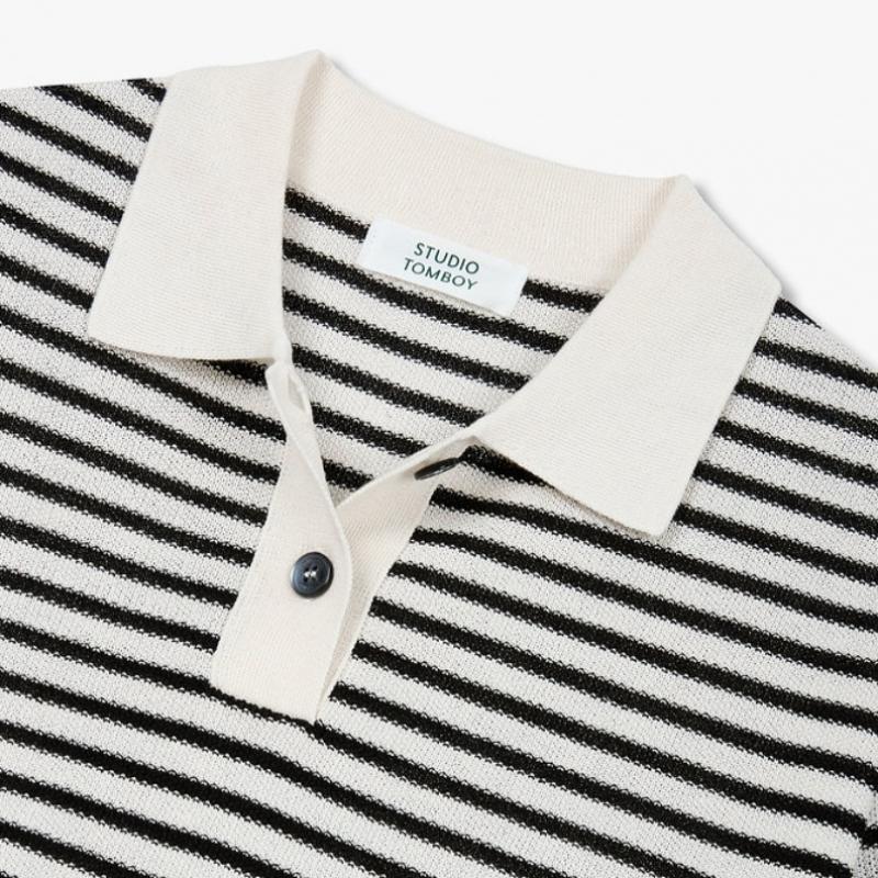 Studio Tomboy Stripe Collar Pullover 9176352971