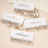 24pairs/set  Hoop Earring Set Women Hypoallergenic Twist  Earrings Accessories Jewelry