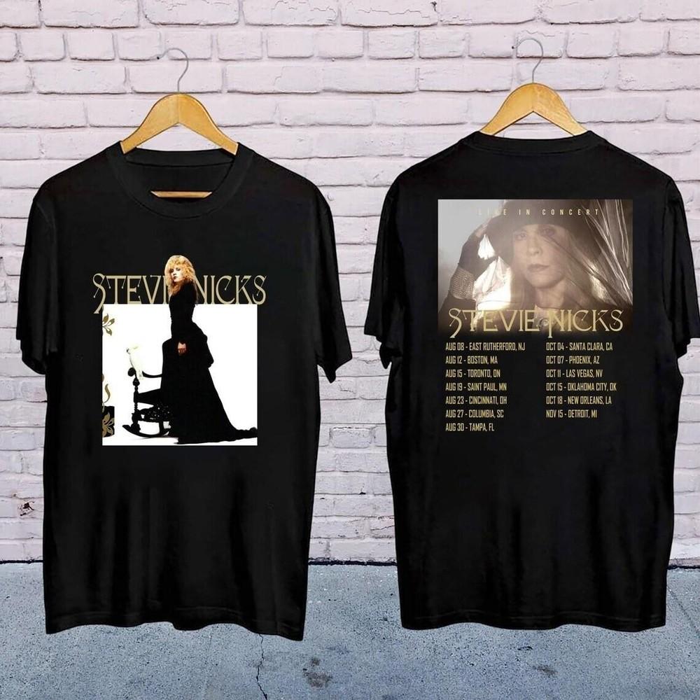 Stevie Nicks 2025 Live In Concert T-Shirt  Stevie Nicks 2025 Tour Merch For Fans Unisex T-Shirt M