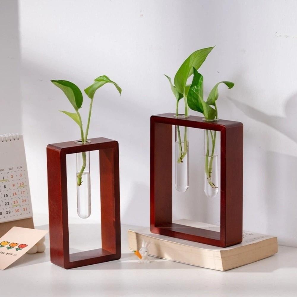 Home Decoration Glass Tube Vase Minimalist Flower Holder Hydroponic Flower Vase  Wedding Decoration