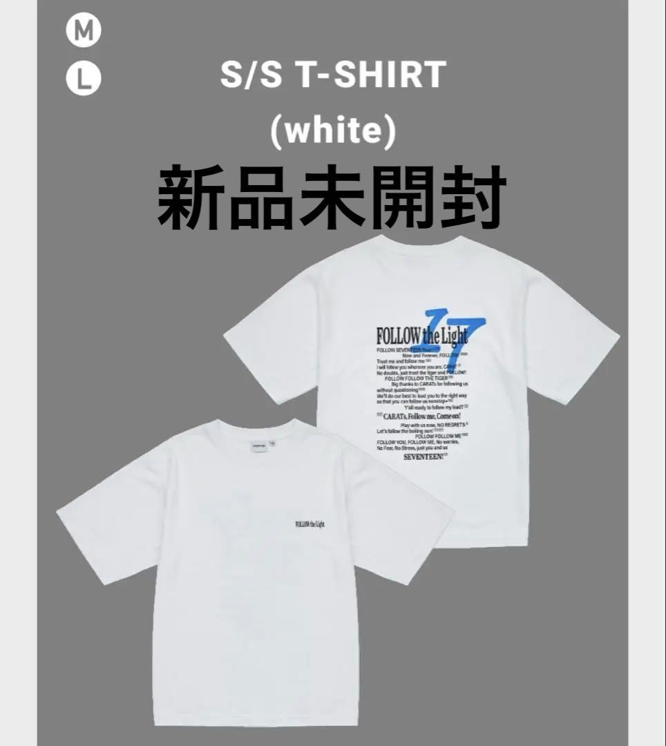 

[USED] SEVENTEEN FOLLOW S/S T-SHIRT White L Size