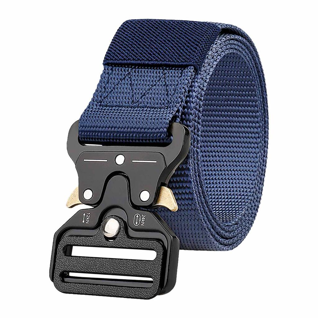 Nylon Woven  Belt for Men –  Buckle Military Training Belt, Adjustable Outdoor Belt for Middle-Aged and Young Men