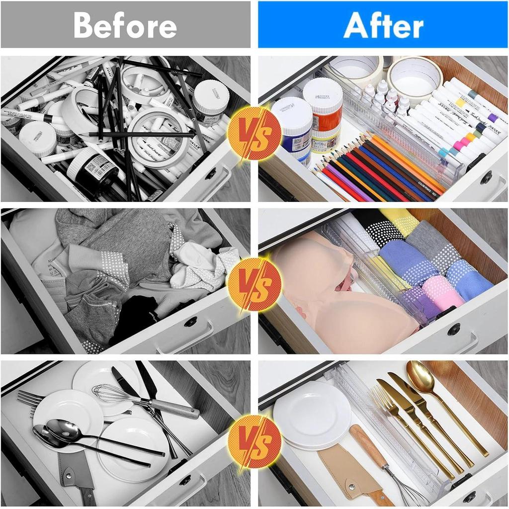 Retractable Wardrobe Organizer for Clothes, Underwear, Socks, and Lingerie Divider