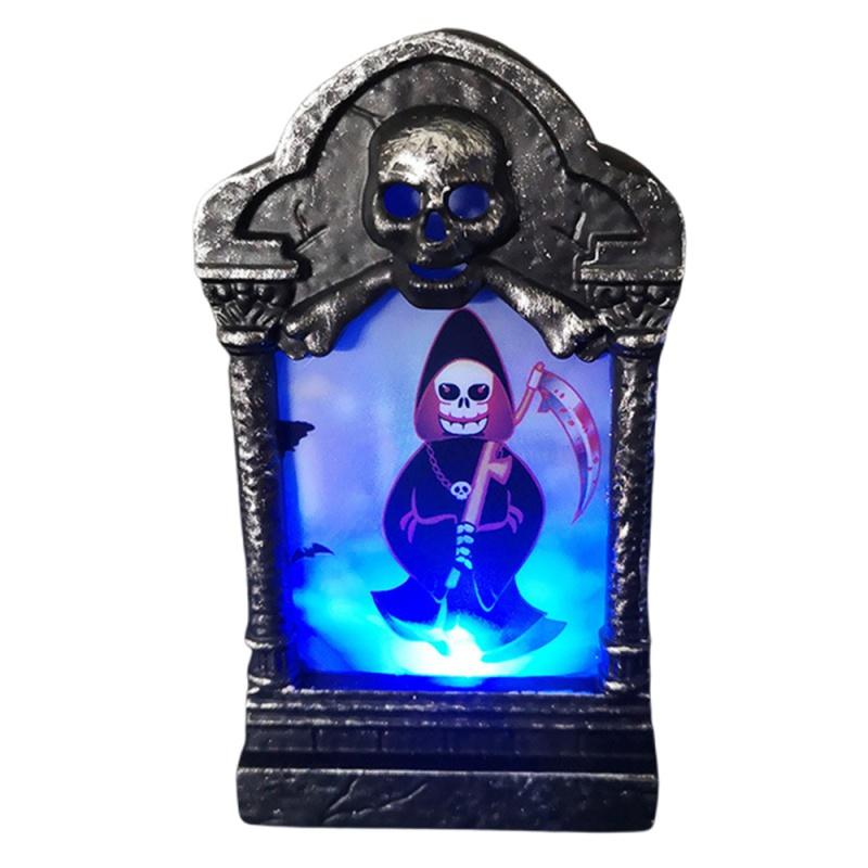 Halloween Headstone Light Halloween Decoration LED Graveyard Tombstone Party Happy Halloween Party Home Decorations
