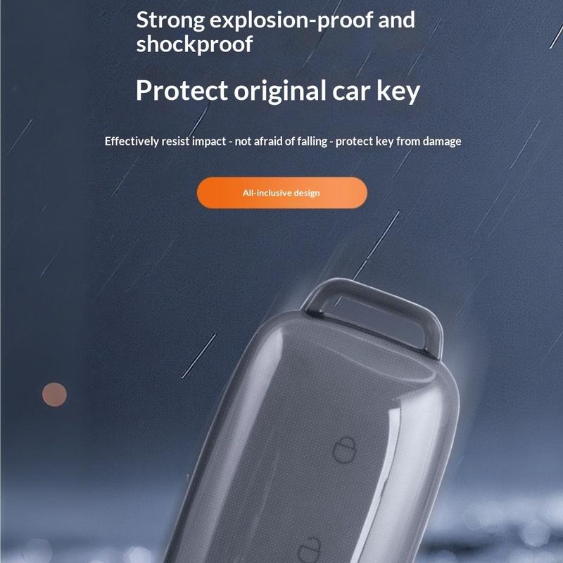 Подходит для Geely Galaxy L6 A7 E8 M9 Starship 7 Автомобильный Специальный Прозрачный Чехол для Ключа Полное Покрытие Чехол для Автомобильного Ключа Защитная Крышка Авто