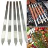 2cm X 40/50cm Flat Barbecue Kebab Skewers Grilling Skewer for Shish Kabab Turkish Grills Kebab Grilling Koubideh Brazilian-Style