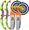 Set Arco e Frecce per Bambini Gioco di Tiro con Luce LED Arco Giocattolo Bersaglio Faretra Giocattoli Sportivi Indoor Outdoor per Bambini e Bambine Regali