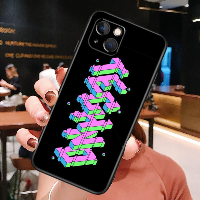 Techno Music Case For iPhone 14 15 Pro Max 11 12 13 Mini X XR XS Max 7 8 14 Plus SE 2022 2020 Soft Cover