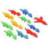 5pcs Dinosaur Launch Dinosaur Plastic Flying Dinosaur Finger Toys  Party Favors
