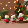 Traditionelle Kreative Weihnachten Harzpuppe Harz Umweltfreundlich Weihnachts Tierfigur Cartoon Tier Harzhandwerk Thanksgiving