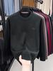 Men's Plus Velvet Thick Knit Sweater - High Elasticity, Anti-Pilling, Skin-Friendly, Loose Fit Base Layer for Autumn/Winter