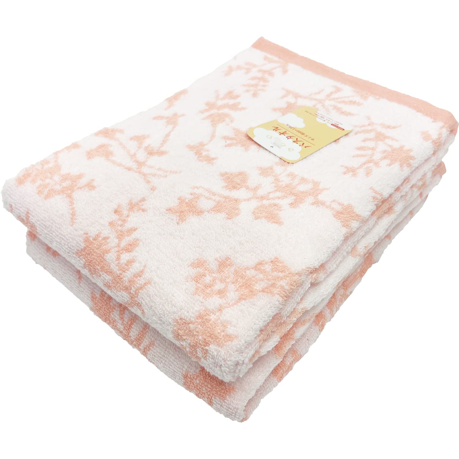 

Hayashi Bath 60 x Fame Towels, 2-Pack, Approx. 120cm, No-Twist Yarn, Pink, BG423302-2P розовый