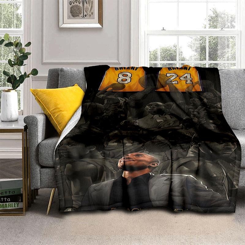 Basketball Slam Dunk Action Print Blanket Home Decor Blanket Bedroom Gift Machine Washable