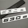 BDL3  3D ABS Chrome Black Car Letters Logo 530e Rear Trunk Badge Emblem Sticker For 530e G60 G61 G30 G31 Auto Tail Accessories