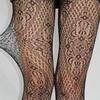Jacquard Rose Flower Fishnet Stockings Sexy Stocking Seamless  Pantyhose Lady Tights Girl Body