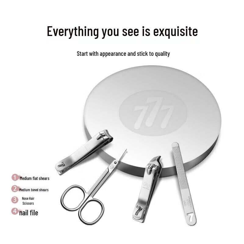 777 Professional Grooming Nail Clipper Set