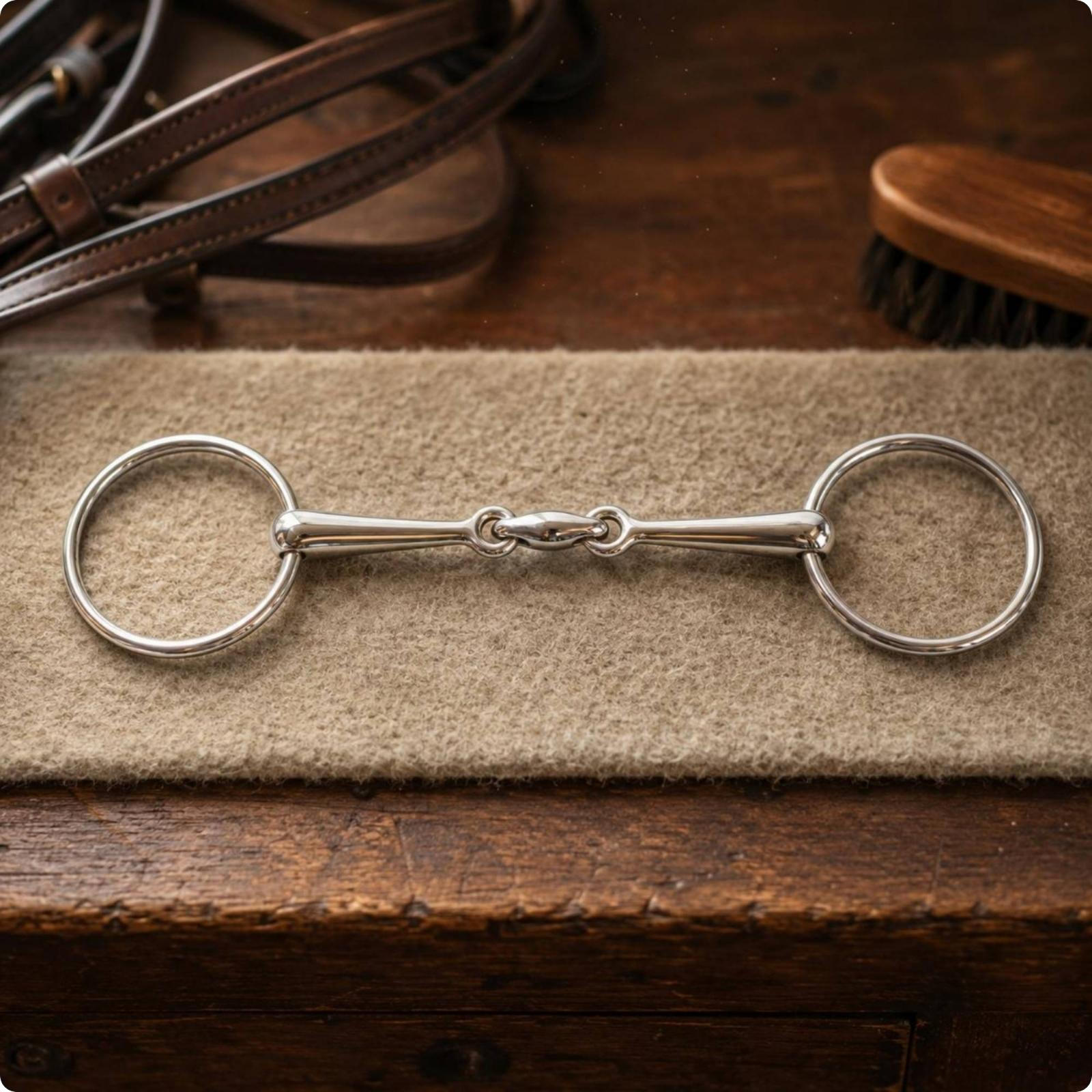 Jointed Equestrian Bridle Piece Training Bit