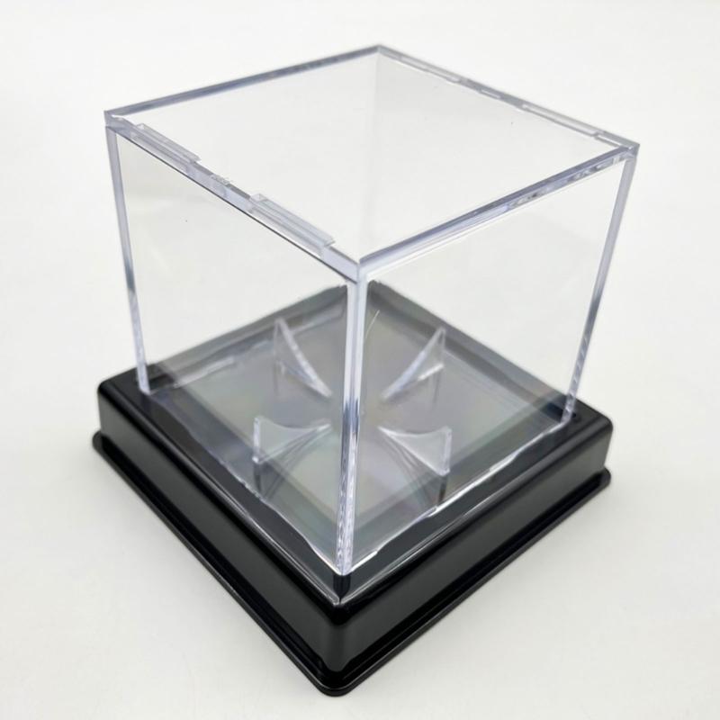 Baseball Display Box with Stand for Collection Use, Baseball Display Box Acrylic Clear Baseball Display Baseball Case