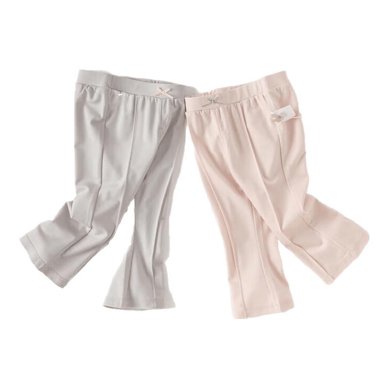 David Bella Girls' Spring Summer Flared Cropped Pants