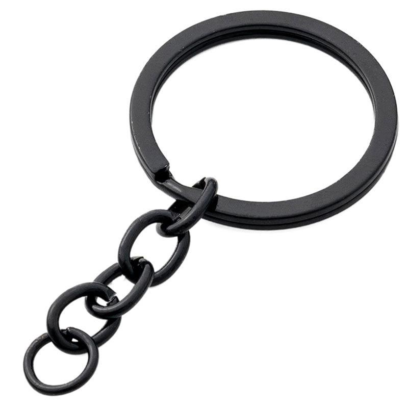 10Pcs Black 25Mm 30Mm Lobster Chain Key Chain Bag Diy Jewelry Making Accessories