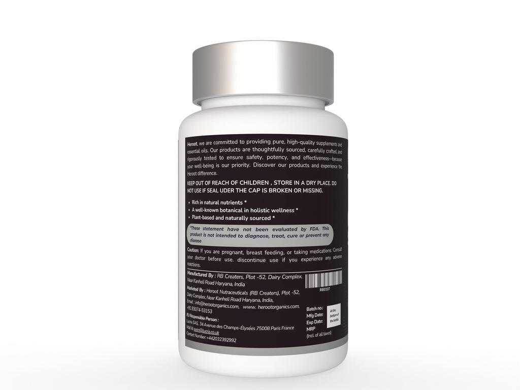 Organic Spirulina Capsules, 1000mg Per Serving, Superfoods Weight Loss Burner