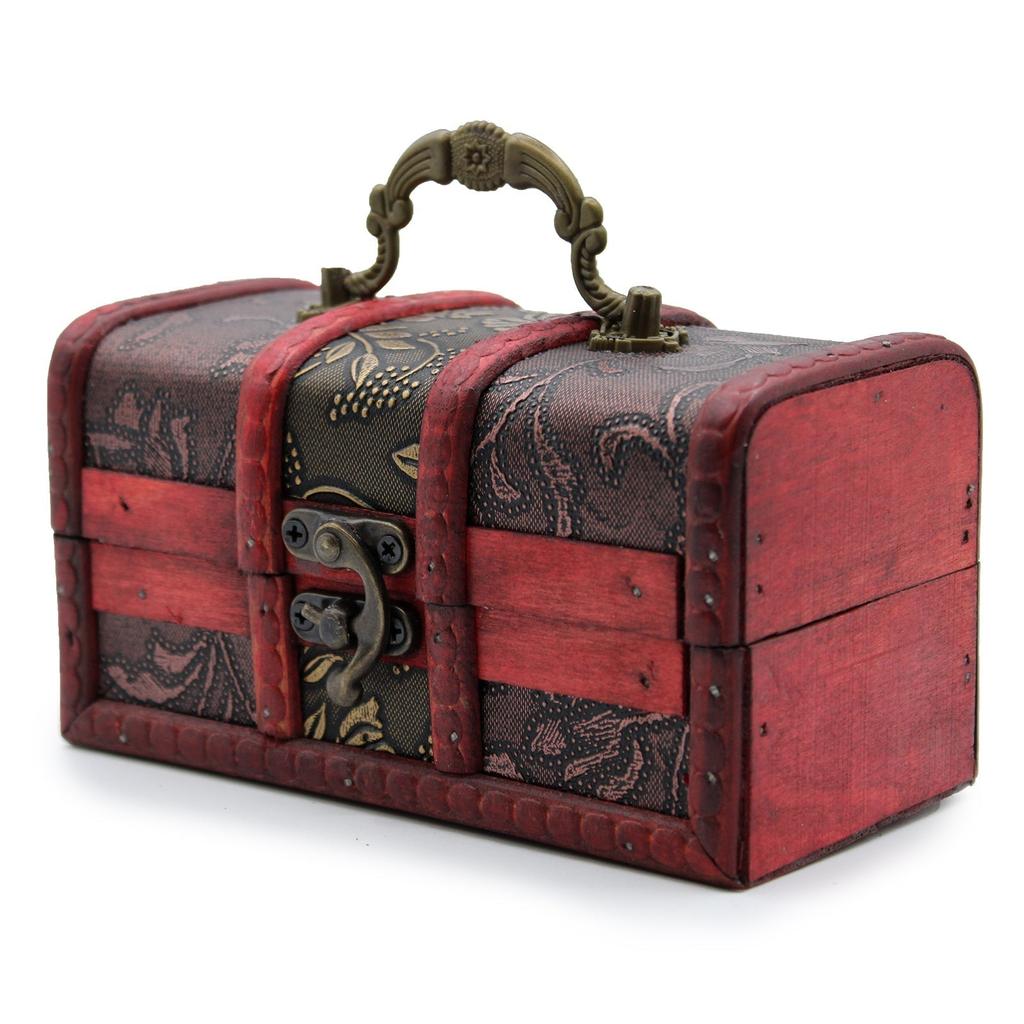 Trinket Boxes, Large Colonial Gold Panel