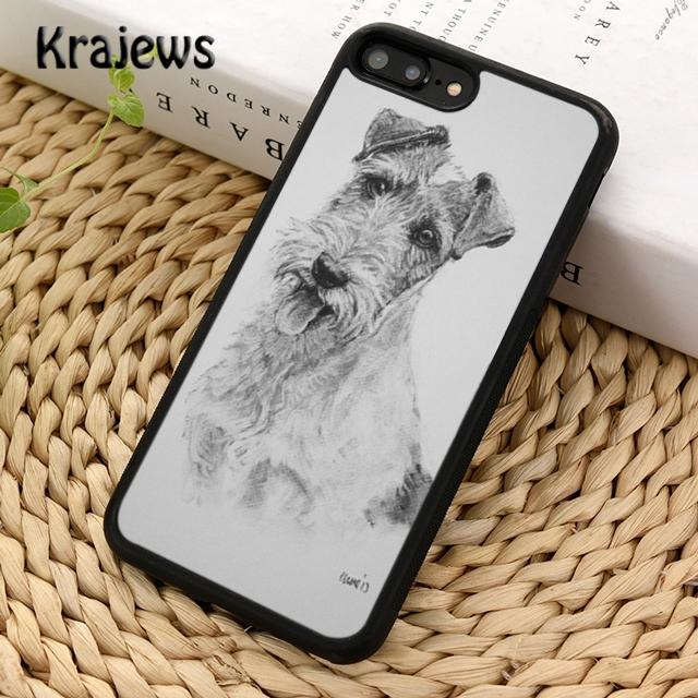 Süßes Airedale Terrier Hund Handyhülle Cover Für iPhone 17 Air 16 15 14 plus 12 13 pro max Hülle Fundas
