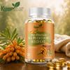 Kuerusor Himalayan Sea Buckthorn Seed Oil 1000 Mg Softgels - Plant-Based Omega 3 6 9, Vitamins A E P, Non-GMO, 120 Count