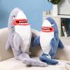 Large Ocean Animal Plush Toy Pillow Wholesale Shark Doll Cross-border Pressure Bed Doll Birthday Gift 85cm