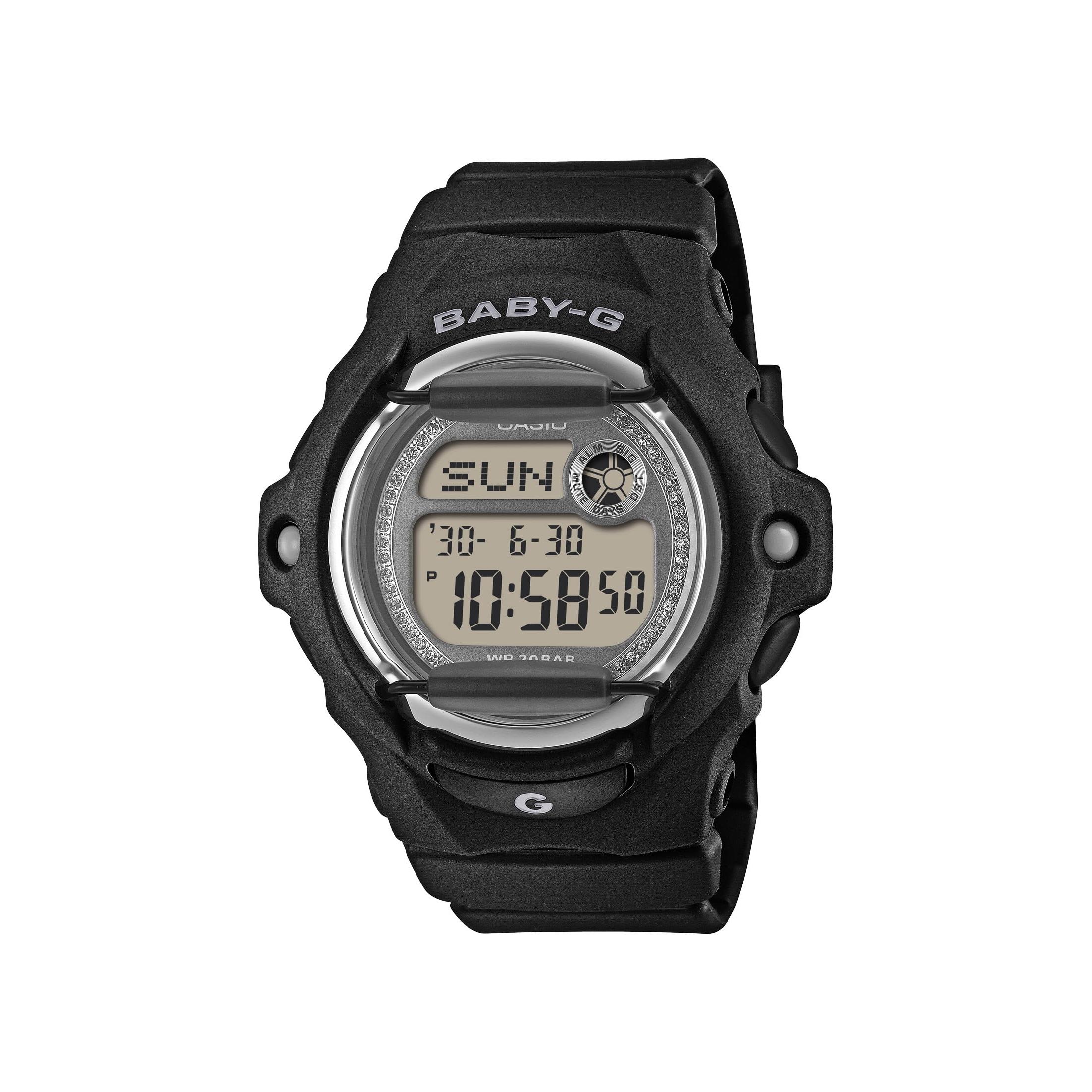 Женские часы Casio Baby-G BG-169KB-1JF Черные - Оригинальная японская модель, Прочный спортивный женский хронометр