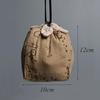 Thickened  Storage Bag Ceramic Covered Bowl Teacup Travelling Drawstring Bags Multi-functional Medium Teapot Cloth Pouch