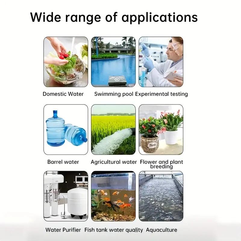 

4In1 Backlight Water Quality Detection Pen Household Drinking Water Purity Ec Meter High Accuracy Tds Meter 0-9990Ppm Digital