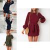 Luxurious Womens Long Sleeve Knit Bodycon Bandage Mini Dress For Chic Winter Style