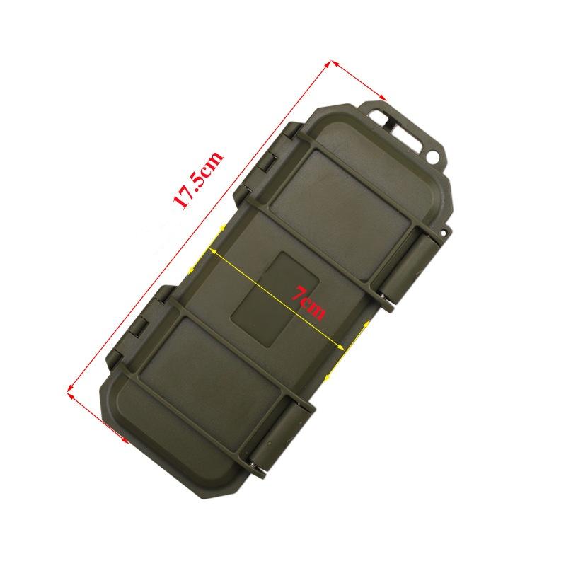 EDC Waterproof Pressure-proof Shockproof Box with Sponge General-purpose Sealed Box Field Parts Storage Box