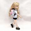 1 buc. Geantă Pet Simulare Păpușă Labubu Rucsac din Material Textil Accesorii Drăguțe Pentru Păpuși de 15/17Cm Jucărie Portofel cu Fermoar Dublu Strat