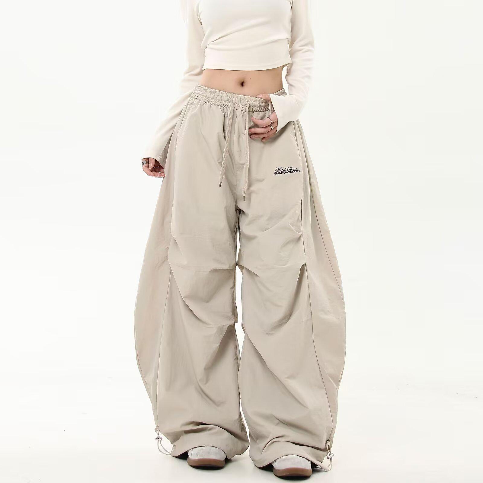 

Women s Fleece-Lined Retro Pleated Wide-Leg Winter Pants 2XL