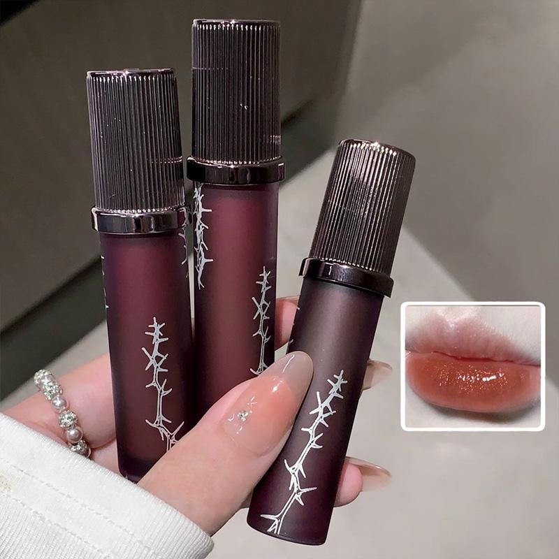 Secret Language of Thorns Lip Glaze Matte Matte Velvet Long-lasting Rich Makeup Lipstick Lip Mud