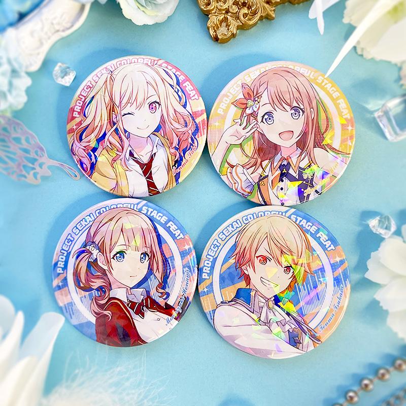 SEKAI PROJECT Anime Game Wonderlands Showtime 25 Nightcord Vivid BAD SQUAD Leo Need MORE JUMP Fantasy Figurines Figure Badge Toy