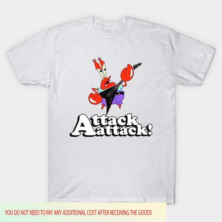 Attack Attack Band Short Sleeve White S5XL Unisex Shirt BB604 Unisex T-Shirt XXXL