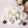 K1AE Practical DIY Baking Silicone Bear Molds for Parties and Home Cooking