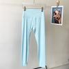 Lu Same Style Free Size Nude Feel No Embarrassment Line Yoga Pants Female 2025 Best Selling Hip Raise Shaping Sports Workout Ankle Length Pants