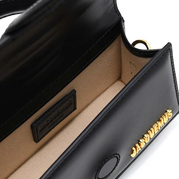 OUTLET JACQUEMUS Shoulder Bag LE BAMBINO Small Handbag 213BA006 Black Color