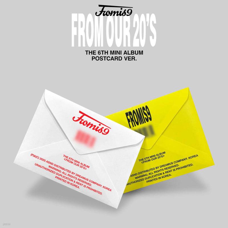 

fromis_9 - 6th Mini Album: From Our 20’s [Postcard Ver.] [1 out of 2 randomly sent]
