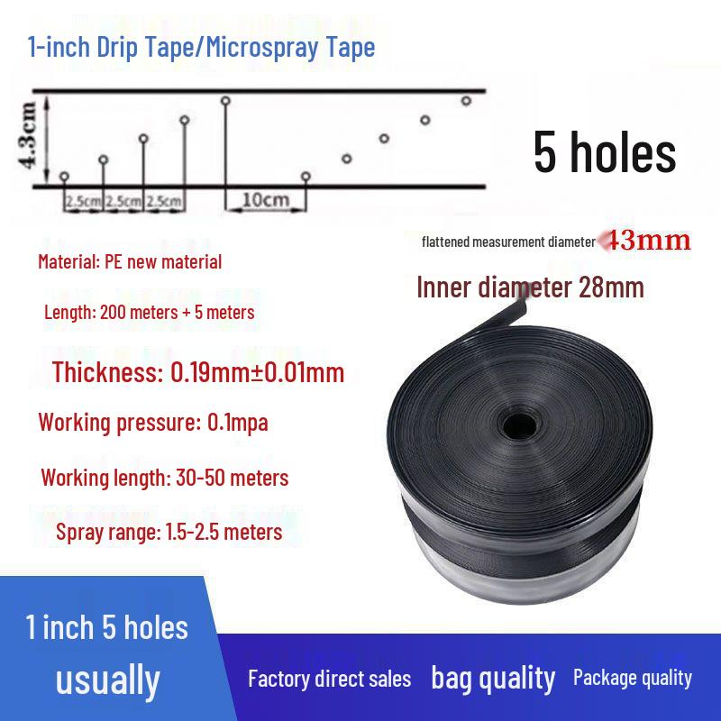 1-Inch Agricultural Micro-Sprinkler Hose and Drip Tape for Irrigation